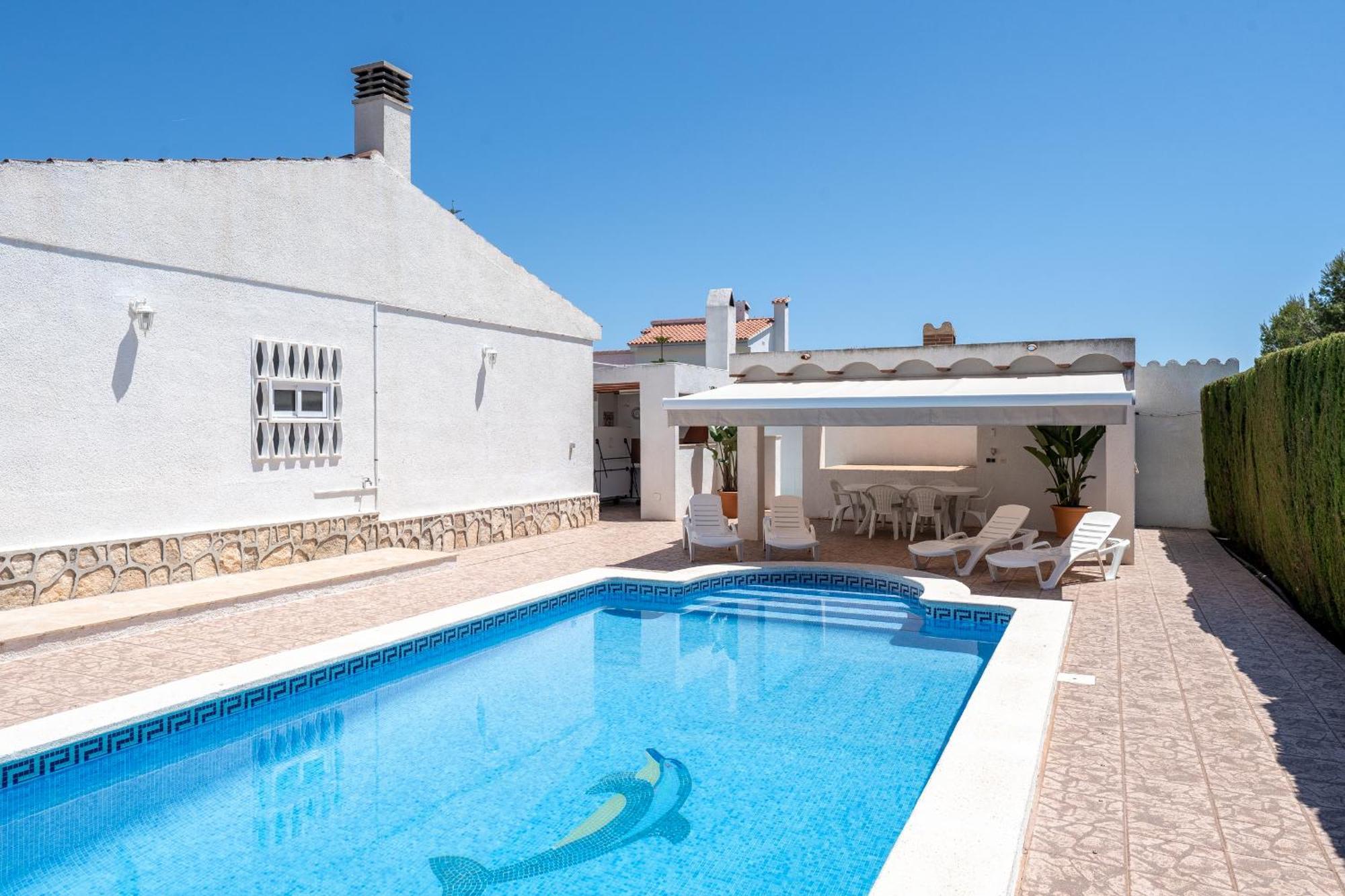 Exclusiva Villa Con Piscina Calafat Eksteriør bilde